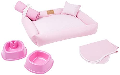 SS Pets Kit Enxoval Para Filhotes Rosa Pet Para Cães E Gatos Para Cães