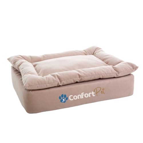 Cama Pequena Confort Pet Sonos com Pillow Removível (Bege)