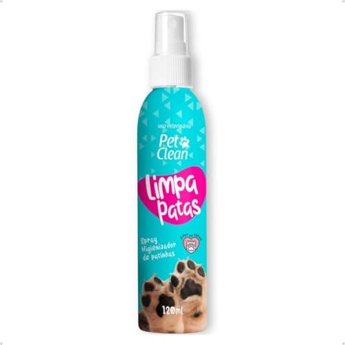 Limpa Patas Cães e Gatos Pet Portátil Limpeza A Seco Rápida Sem Sujar a Casa Não Machuca Prático e Fácil de Usar Ideal Pós Passeio Sem enxague Com Ativos Hidratandes