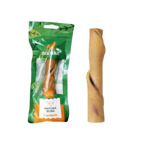 Natuka, Mordedor Natural P/Cães Natuka Pele De Búfalo Buba Enrolada