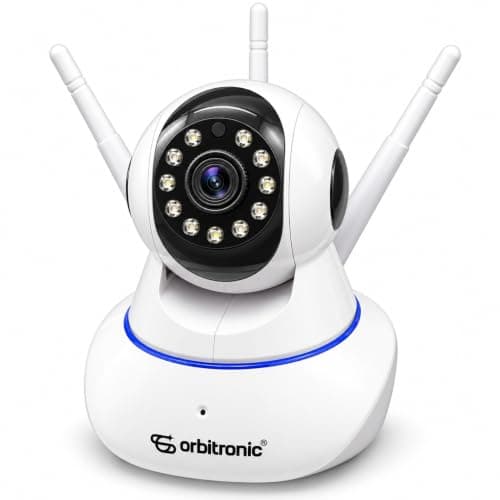 Câmera Segurança 3 Antenas Robo Baba Pet Ip Onvif Wifi Noturna Orbitronic
