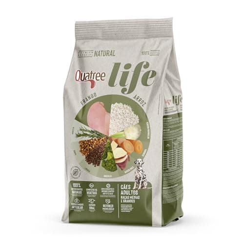 Quatree Life Ração para Cães Adultos Raças Médias e Grandes 15kg