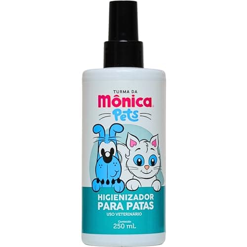 Turma da Mônica Pet Higienizador De Patas Para Cães E Gatos Turma Da Mônica 250 Ml Azul