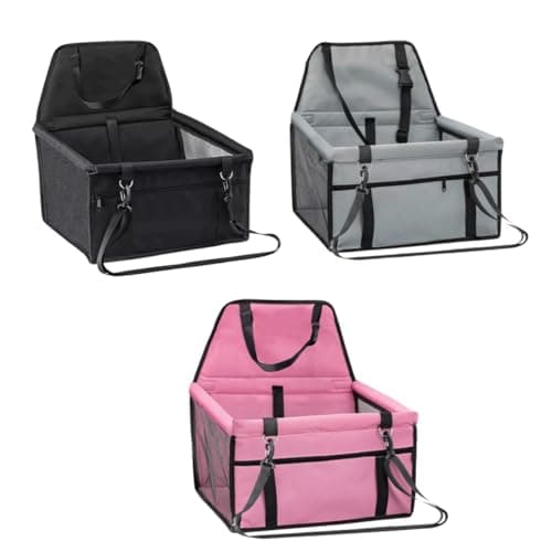 Cadeirinha Assento Transporte Pet Carro Passeio Cães Gatos (Cinza)
