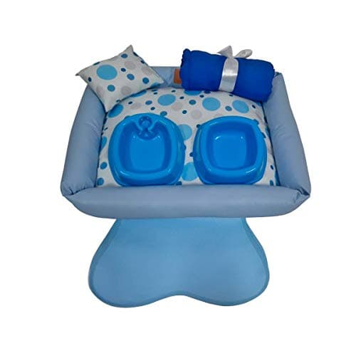 SS Pets Kit Enxoval Para Filhotes Azul Pet Para Cães E Gatos
