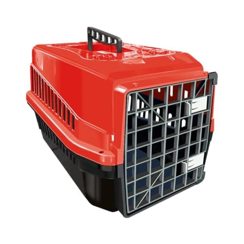 Caixa De Transporte Color N4 Cachorro Gato Cão Corvermelho