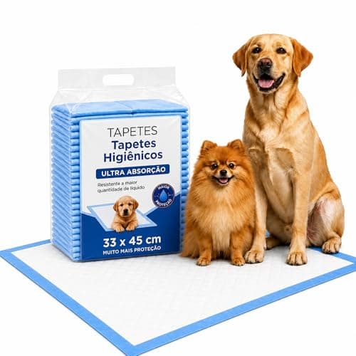 Tapete Higienico Caes 33x45 20 Unid Gel Filhote Racas Pequenas Mini e Toy