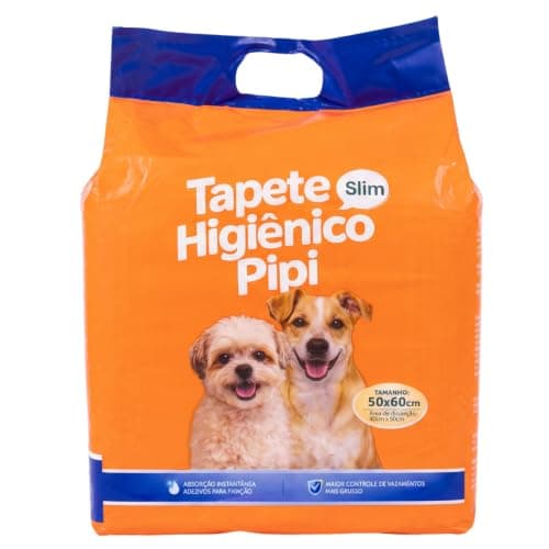 Tapete Higiênico para Cães 50 Unidades Premium Slim 50x60cm Antivazamento