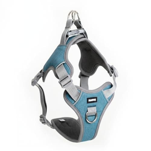 Coleira Peitoral Antipuxão para Cachorro MADOG COMFORT (Azul, M)