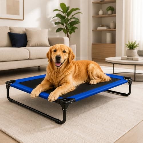 Cama Suspensa Elevada Pet Cachorro Grande Médio Pequeno Até 50kg Caminha de Cachorro Cães MAAT BRAND