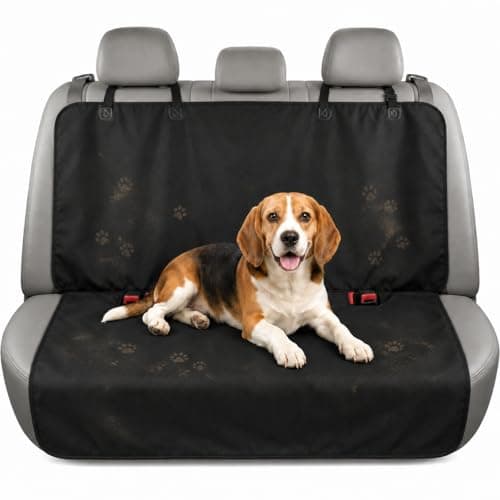 Capa Pet para Banco Traseiro de Carro para Cachorro 1,32 x 1,30 m Preta