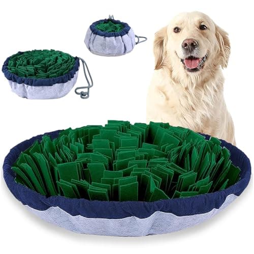 PET ARENA Tapete de Snuffle para cães  Brinquedo de quebra-cabeça interativo ajustável para raças grandes e pequenas, alimentador lento para estimulação mental e alívio do estresse, estimula o