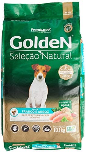 Golden Seleção Natural Ração para Cães Adultos, PremieR Pet, 10.1Kg