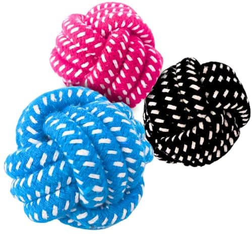 Chalesco Brinquedo de Corda Rope Ball para Cães (Cor Sortida)