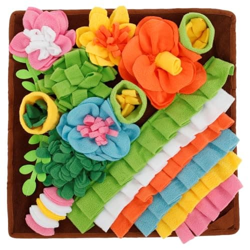ZJRDYYK Tapete de Snuffle para cães, tapete interativo de brinquedos para cães, gatos e coelhos, tapete de cheirar para cães que comem lentamente e trata a mente, lavável na máquina