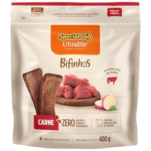 Special Dog Ultralife - Bifinhos Carne Cães 400g