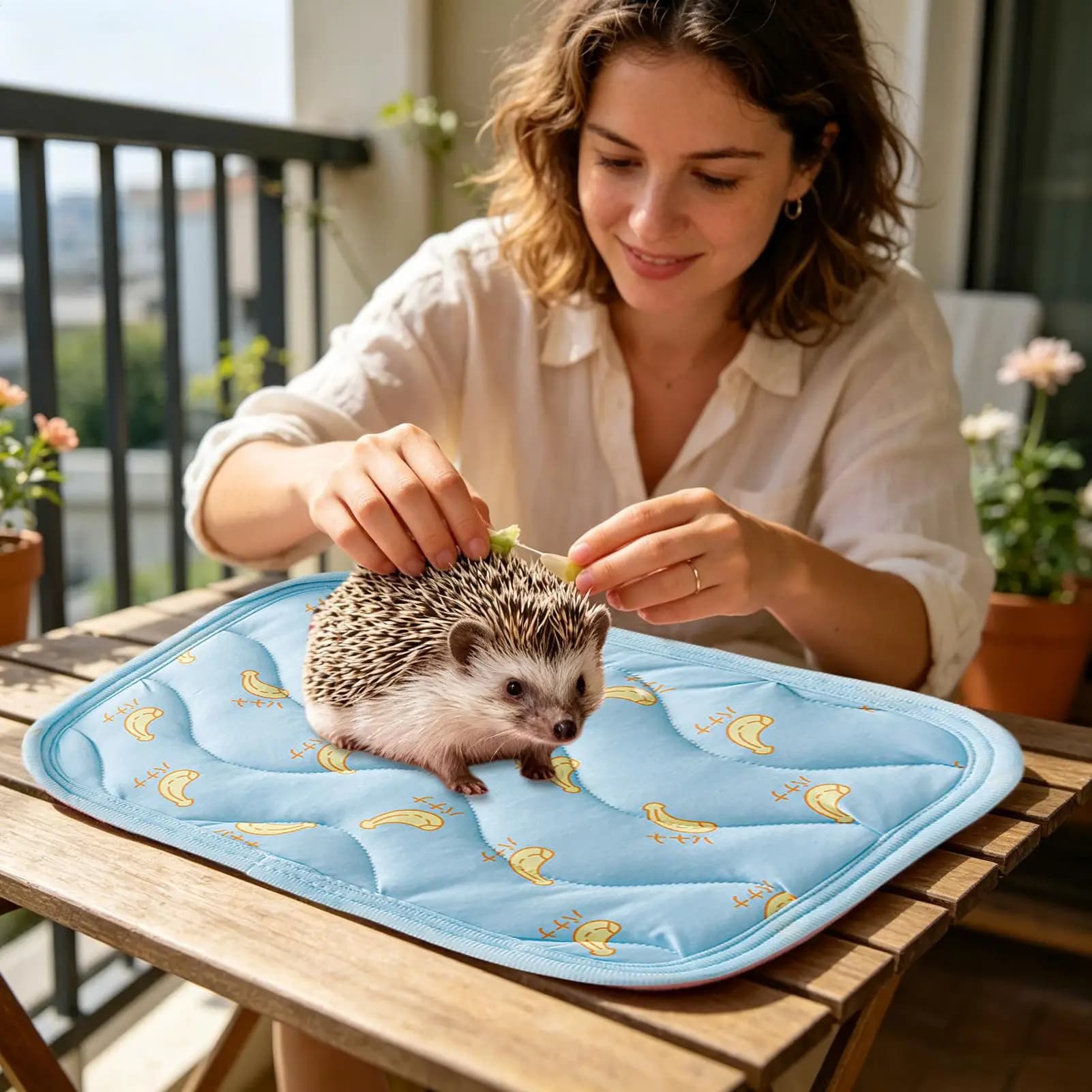 Tapete de Resfriamento Portátil e Durável para Animais de Estimação, Lavável, Cama para Pequenos Animais, Cobertor para Gato e Cachorro, Ideal para Camping, Carro, Casa, Viagem, Canil e Atividades ao