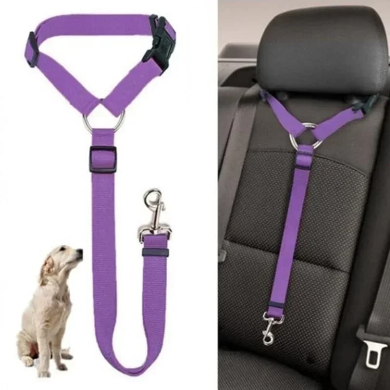 1pc coleira de gato cinto de segurança do carro para animais de estimação trela de chumbo de náilon cinto de segurança do banco traseiro coleiras ajustáveis para animais de estimação coleira de cachor