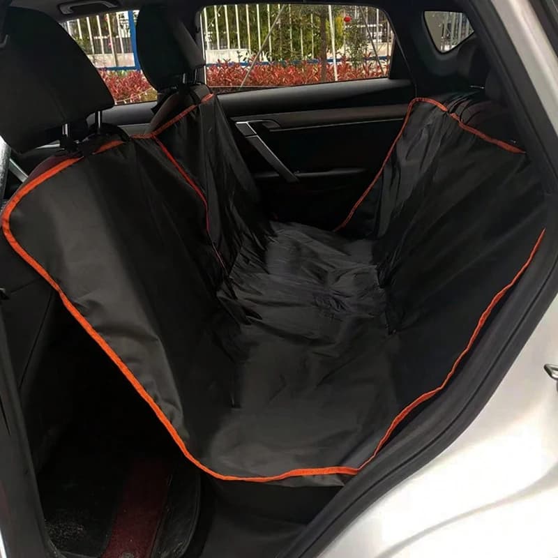 Capa de assento de carro para cães para banco traseiro, rede de cachorro durável à prova de arranhões de pano oxford, protetor de capa de assento para animais de estimação para carros, caminhões e suv