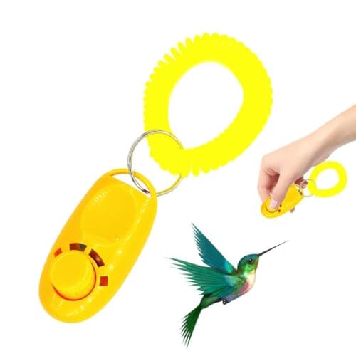Clicker de cachorro para treinamento, alça de pulso multifuncional, botão