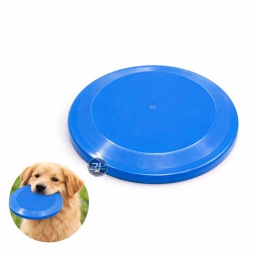 Frisbee para Cachorro Ultra Resistente Brinquedo Interativo para Cães, Disco de Arremesso Durável para Treino, Diversão e Exercício. (AZUL)