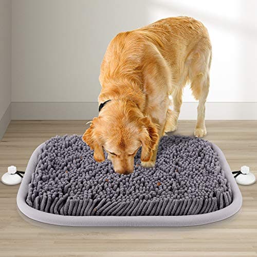 Rundik Tapete de Snuffle para cães, 43 cm x 53 cm, jogo de alimentação interativa, tédio, brinquedos de quebra-cabeça incentivam habilidades naturais de forrageamento e alívio do estresse cães